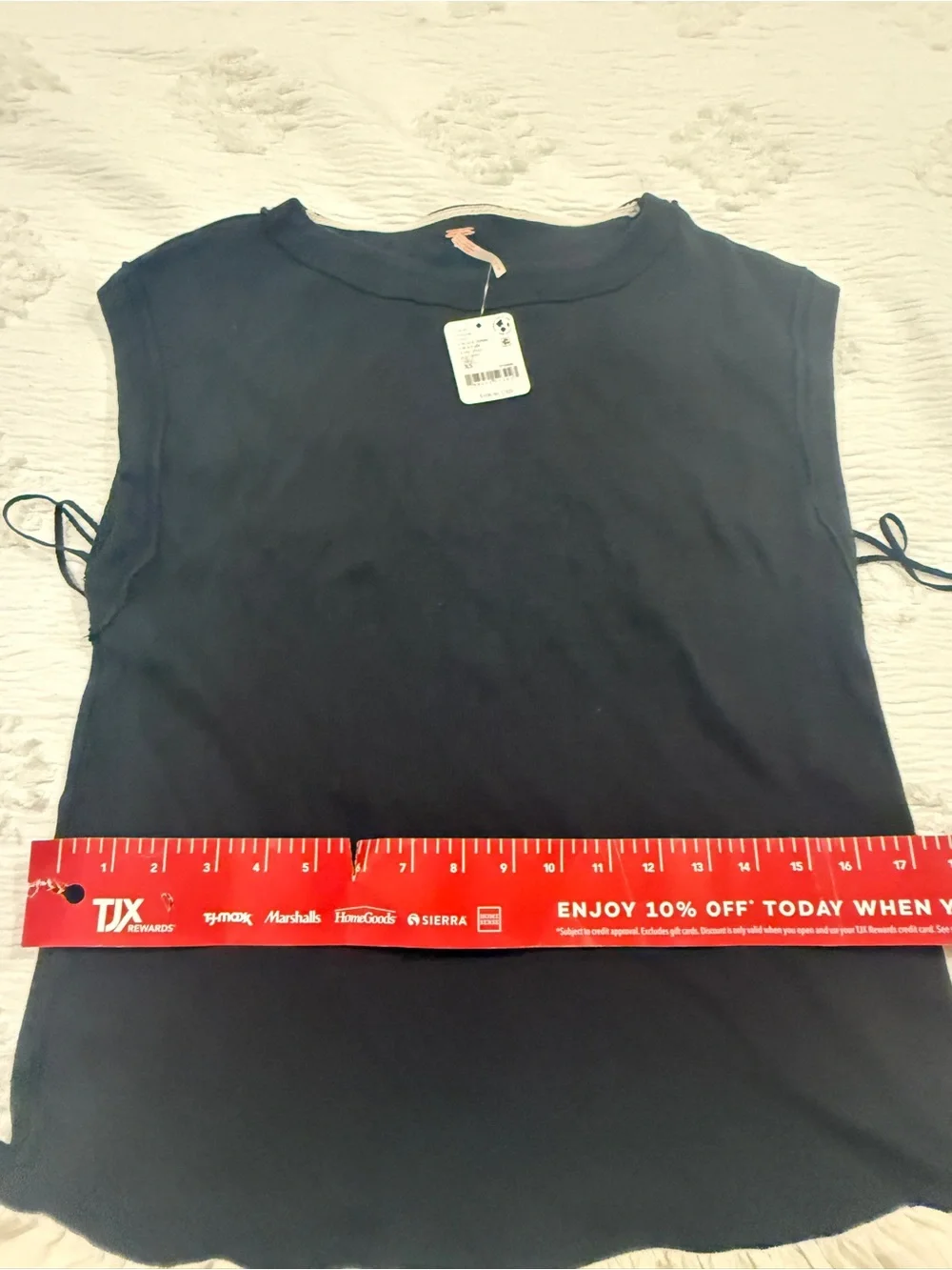 Free People Simply Smitten Mini Dress Black White Mixed Media OB1297645 XS